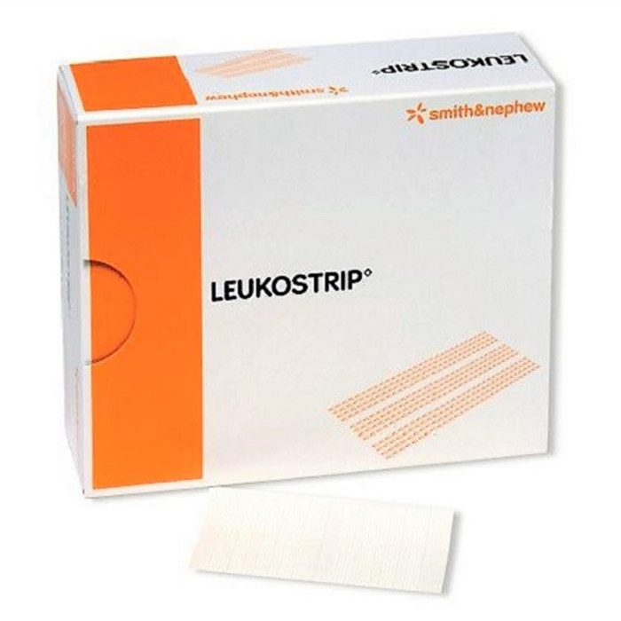 [66002878] Leukostrip 6,4 x 76 mm, 3 strips, suture cutanée hypoallergénique adhésive