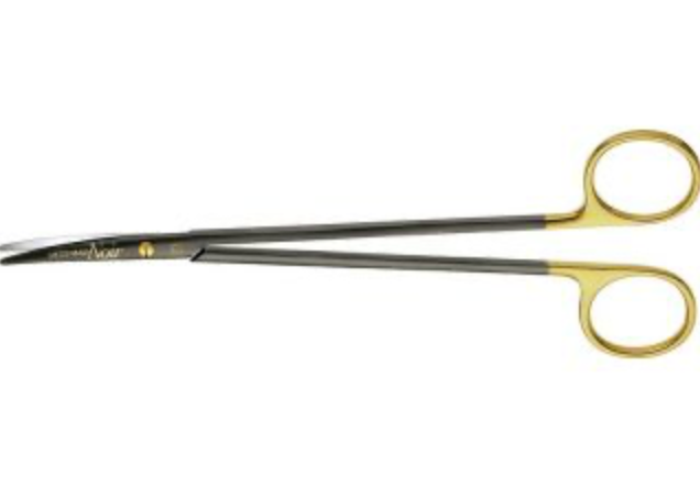 METZENBAUM CISEAUX DE PRÉPARATION, 18,0 CM, COURBÉS, BOUT/BOUT, 10 PIÈCES