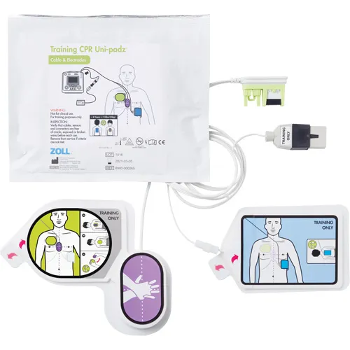 ZOLL CPR UNI-PADZ UNIVERSELLE DEMO/TRAINING, 1 PAIRE POUR AED 3