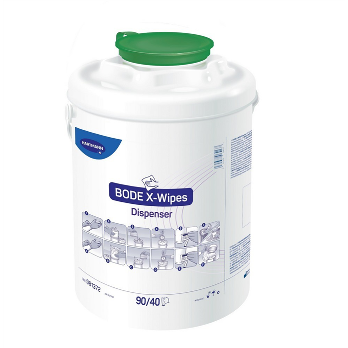 Distributeur X-WIPES, système de distribution vert
