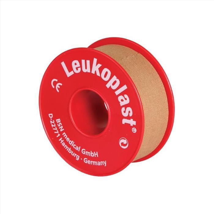 Leukoplast 2,5 cm x 9,2 m rouleau sparadrap avec support en fibranne, 1 pièce