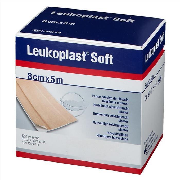 [7929702] Leukoplast Soft 8 cm x 5 m, 1 pièce