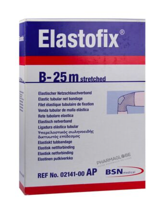 ELASTOFIX B (BRAS/JAMBE), FILET TUBULAIRE DE FIXATION 25 M ÉTIRÉ