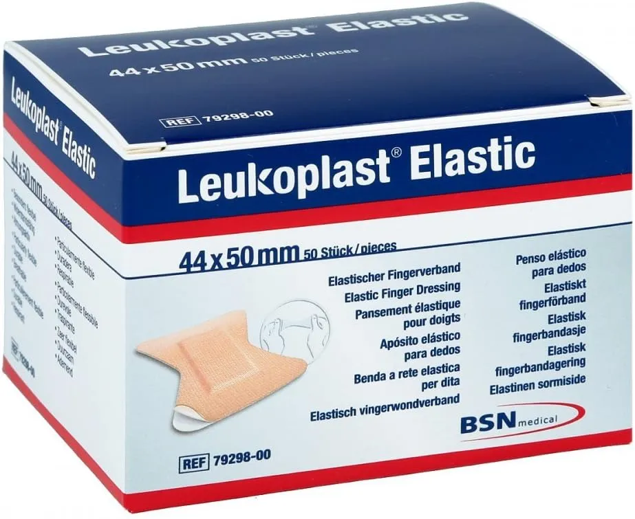 Leukoplast Elastic pansement élastique pour doigts 44 x 50 mm, 50 pièces
