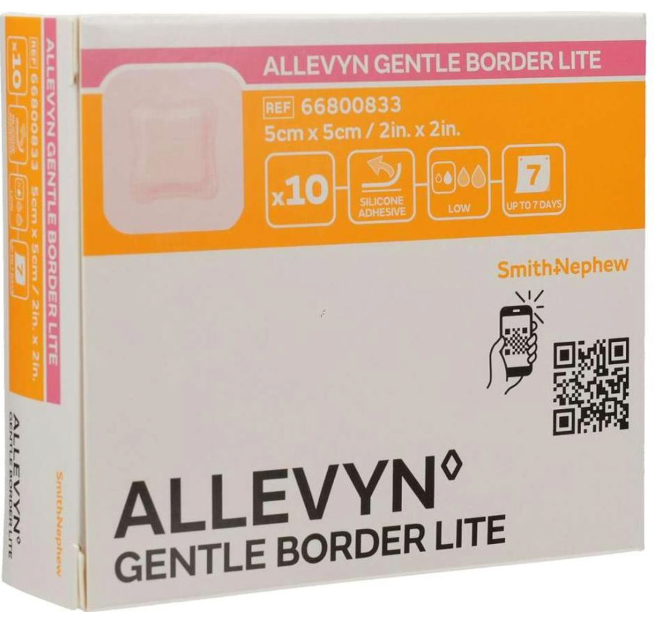 [66800833] ALLEVYN Gentle Border Lite 5 x 5 cm pack de 10 pcs