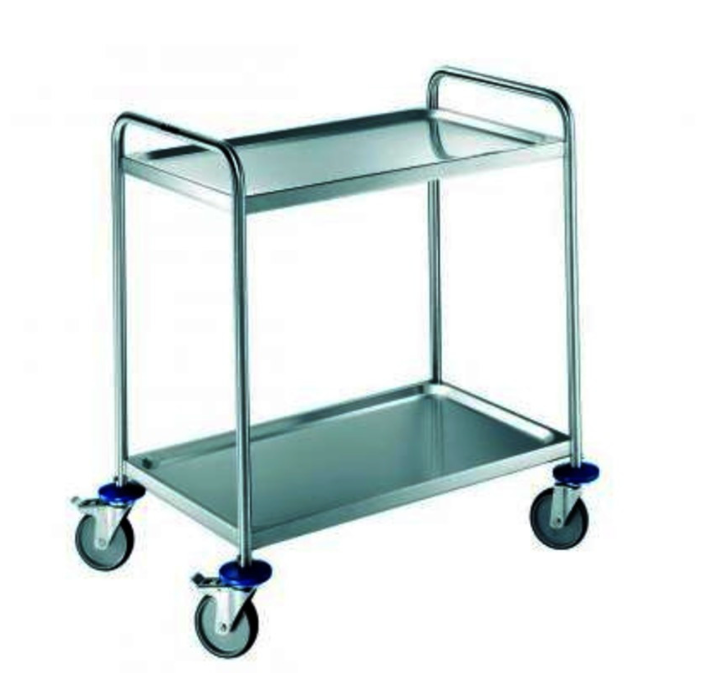 Chariot multifonction 950 x 900 x 600 mm, 2 plateaux