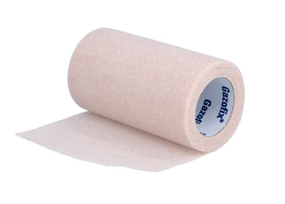 Gazofix LF 6 cm x 4 m, bande de fixation élastique auto-adhésive sans latex