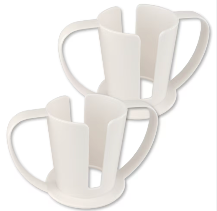 [AD160976] Porte-gobelet avec 2 anses pour gobelet Adhome, blanc