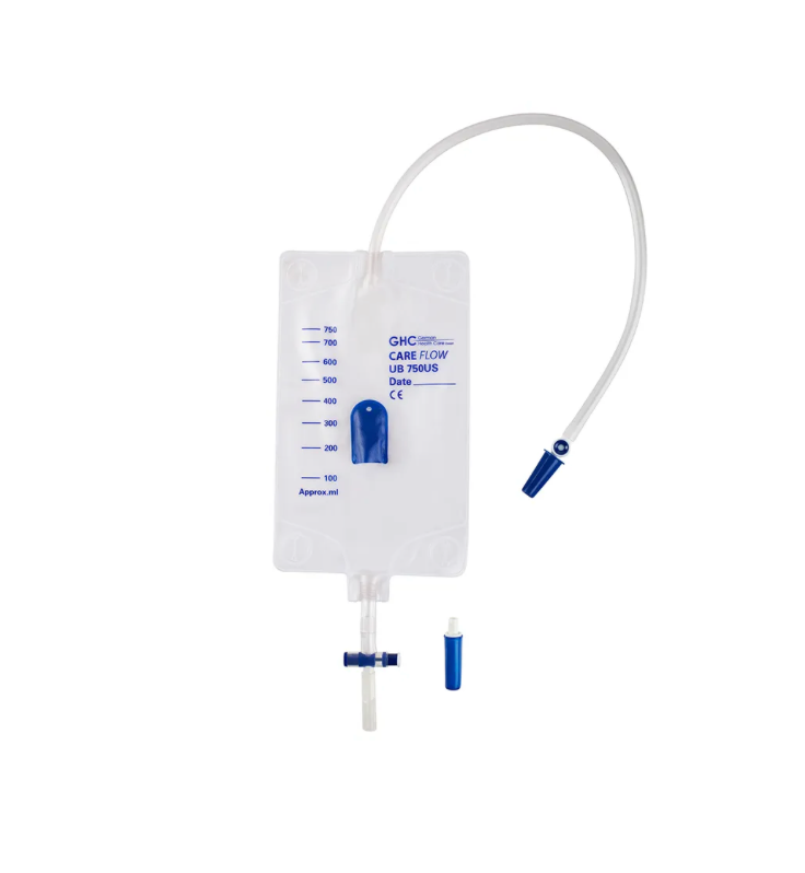 [H7 20146700] Poche à urine de jambe DCT, non stérile, tube 10 cm, entrée centrale, 750 ml, 10 pcs