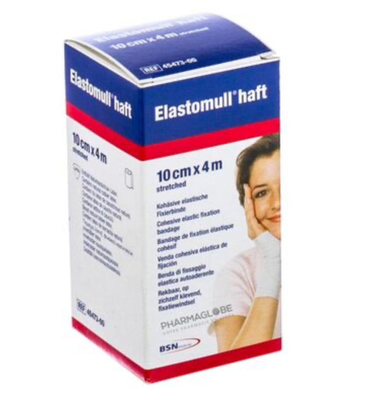 [4547300] ELASTOMULL HAFT, 10 cm x 4 m, bande de fixation élastique cohésive