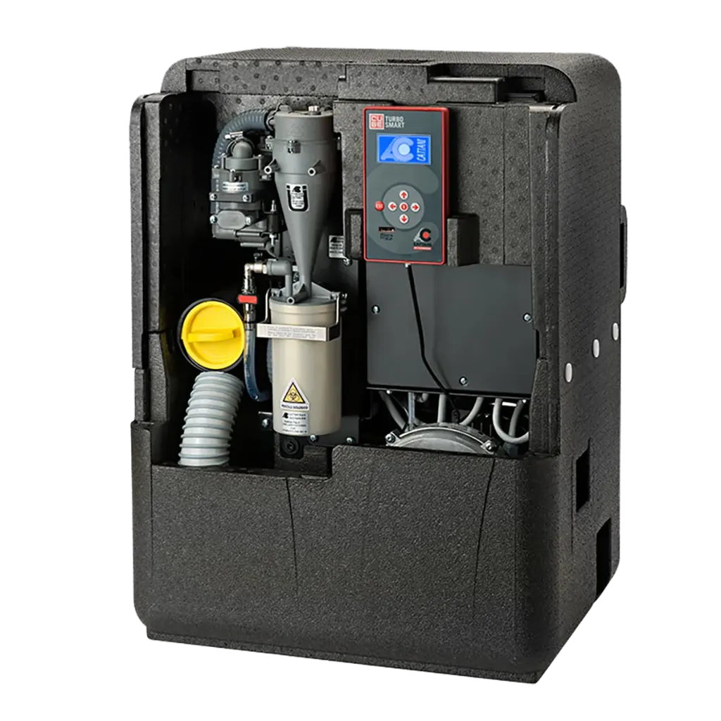 Cattani Turbo Smart B CUBE + Hydrocyclone ISO18 + HEPA H14