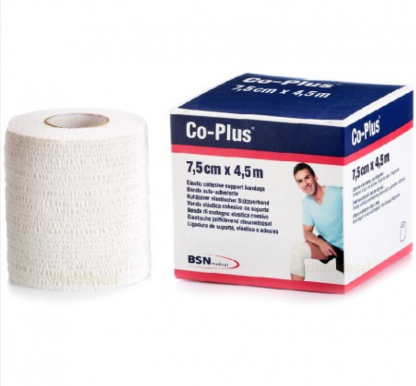 Coplus LF blanc 7,5 cm x 2 m, 4,5 m étiré, 24 pcs