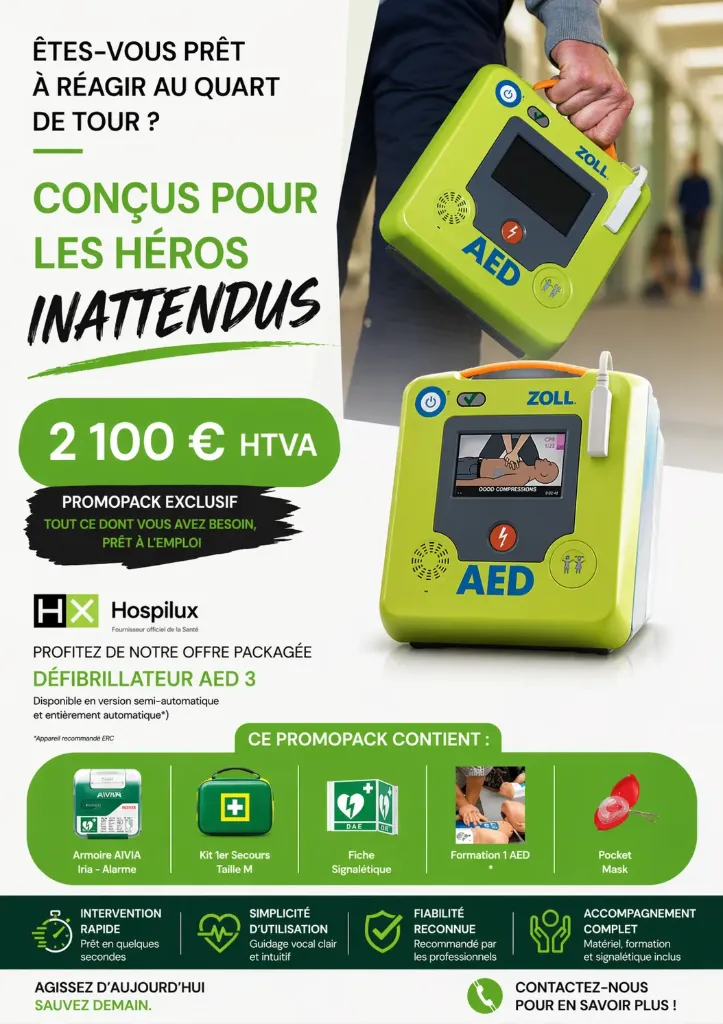 Promopack defibrillator 3.0, semi-automatique