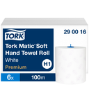Essuie-mains en rouleau Tork Matic Soft, 21 cm x 100 m, 2 plis, 408 coupons, bleu *E*