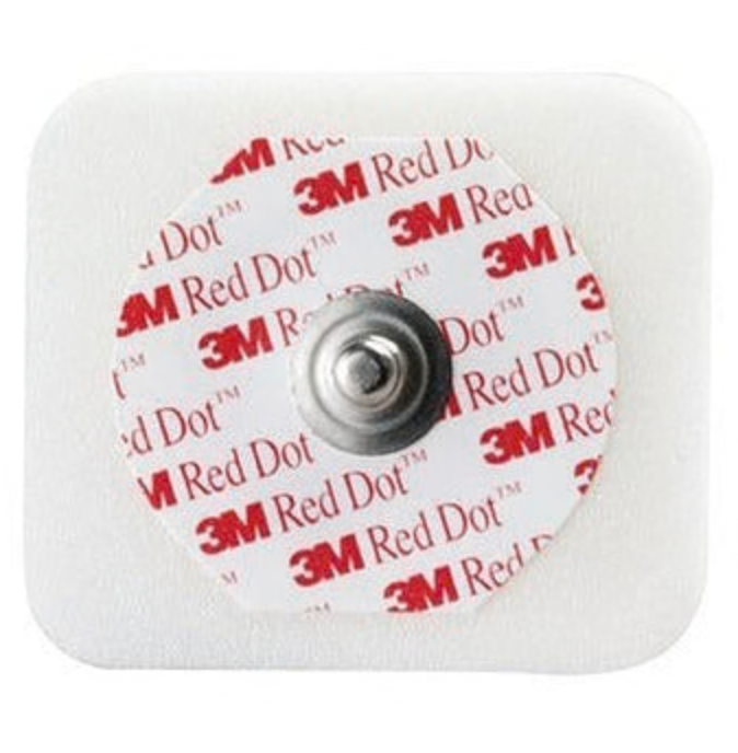 Electrode red dot polyvalente 4 x 3,5 cm carton a 20 x 50 pcs