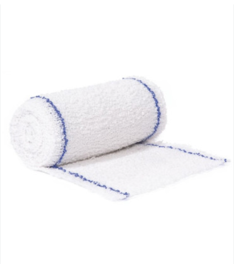 [020408] Bande de crêpe 4 m x 10 cm 75g/m² stérile