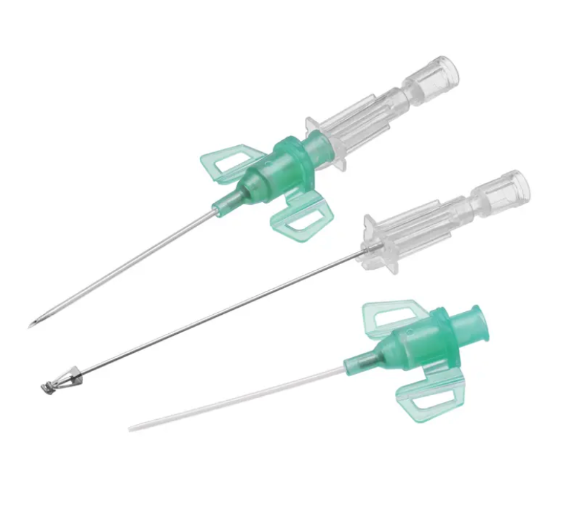 INTROCAN-W SAFETY PUR couleur verte, 18G x 1 1/4 - 1,30 x 32 mm