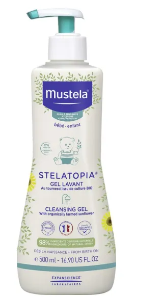 [137641] Mustela PA Stelatopia Gel lavant, 500ml