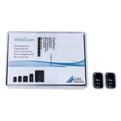 Plaques d’imagerie VistaScan Plus - Pack de 2 plaques d’imagerie taille 0, (2 x 3 cm)