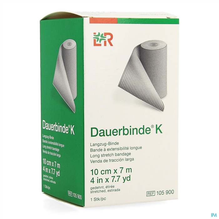 [105900] Bande de compression élastique Dauerbinde K, 10 cm x 7 m
