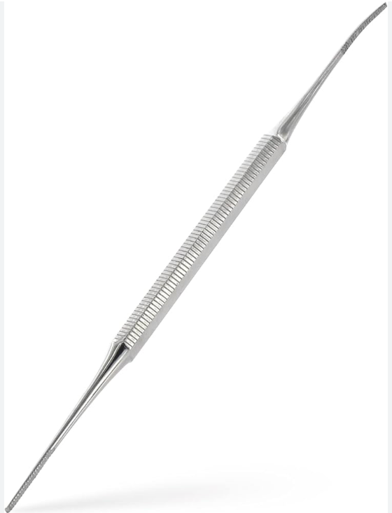 Lime d’angle fine et étroite, 14 cm, acier inoxydable