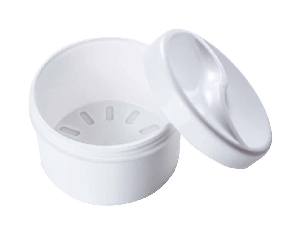 Medimex boîte à prothèse dentaire avec insert, blanche