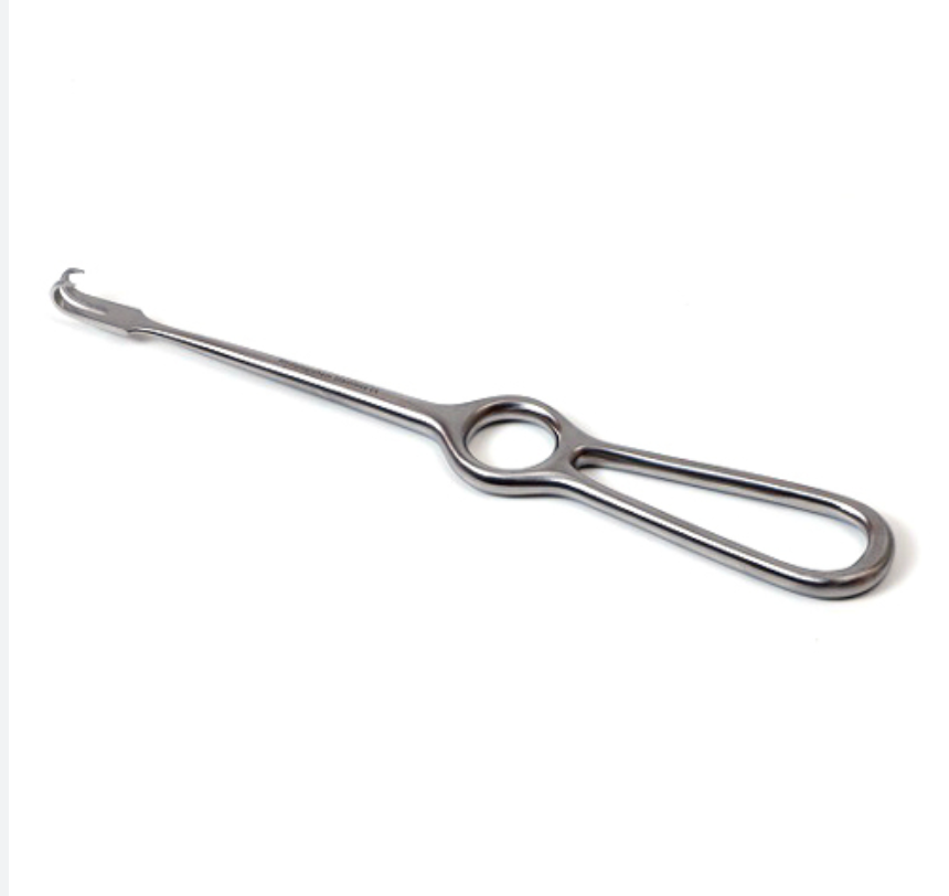 [BT244R] Crochet de plaie Volkmann 4 dents, tranchant, 9 x 19 mm