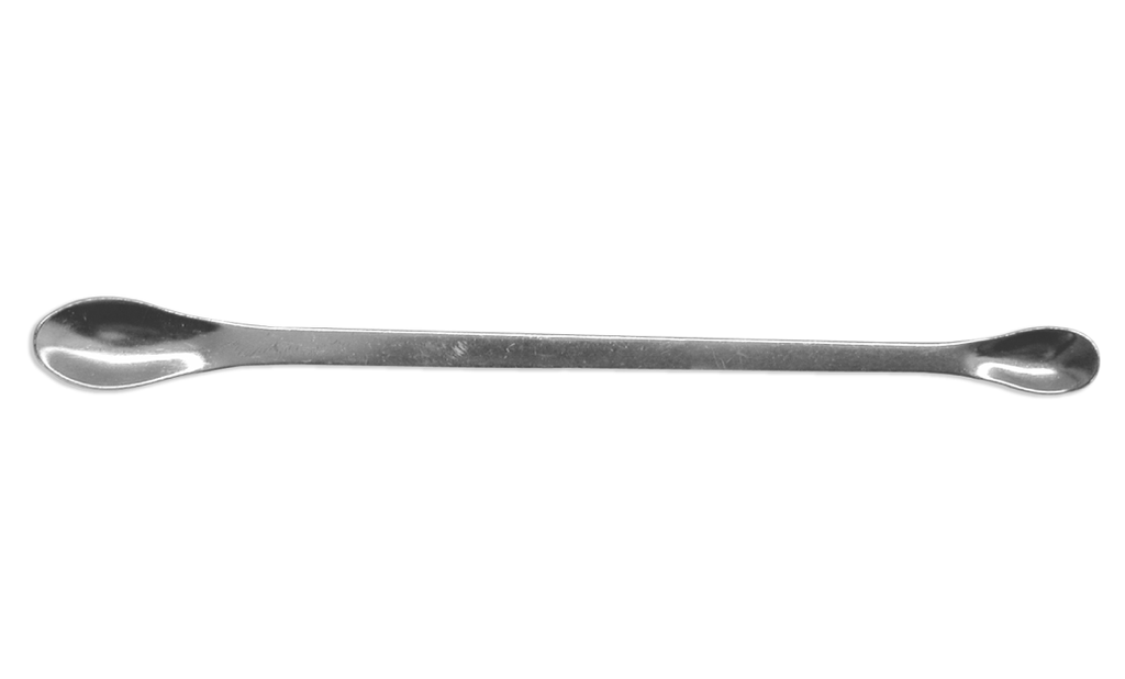 Spatule double PODO ONE STAINLESS, 150 mm, côté rond/coudé