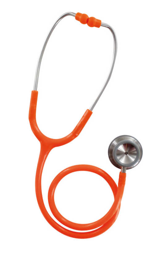 SERO stéthoscope plat d’infirmière, couleur orange, avec membrane plate