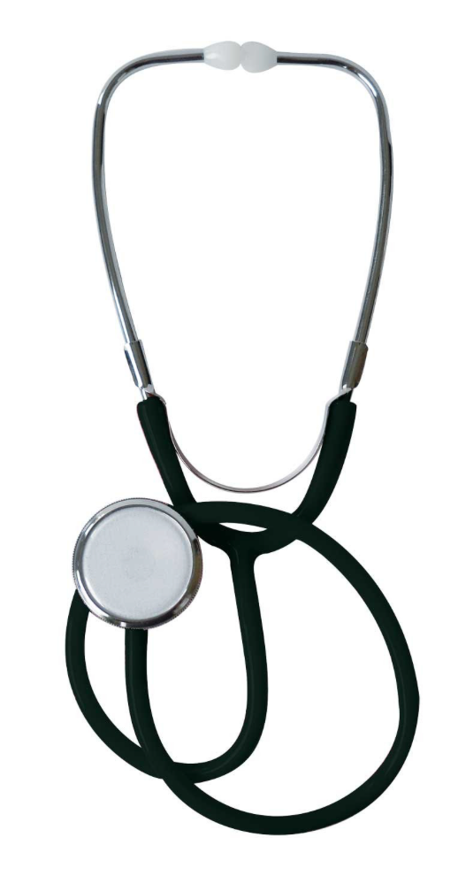 SERO stéthoscope plat d’infirmière, couleur gris, avec membrane plate