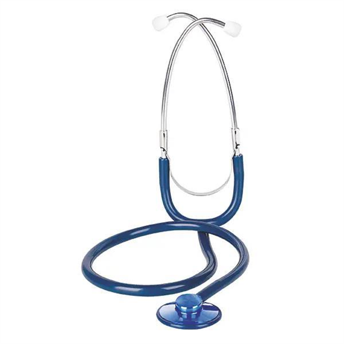 Stéthoscope infirmier à tête plate, bleu