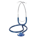 Stéthoscope infirmier à tête plate, bleu