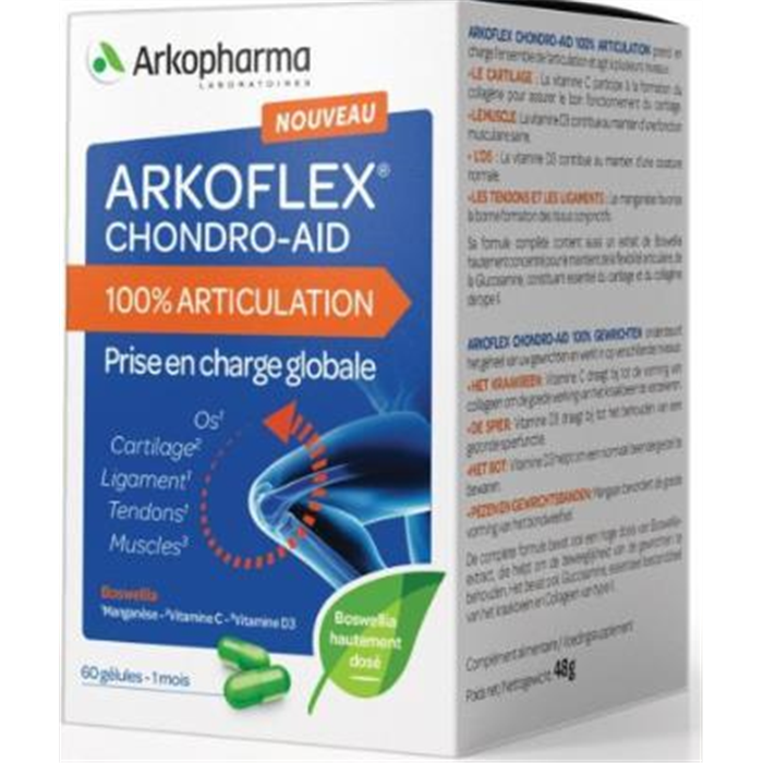 [4313151] Arkoflex Chondro-Aid 100% Articulation _x000D_
60 gélules