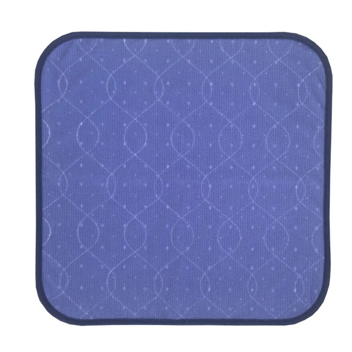 [4050 DUBLIN-BLAU] Couvre-chaise d’incontinence 45 x 45 cm, bleu