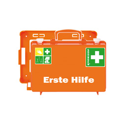 Mallette de premiers secours SN-CD vide, orange, 310 x 210 x 130 mm