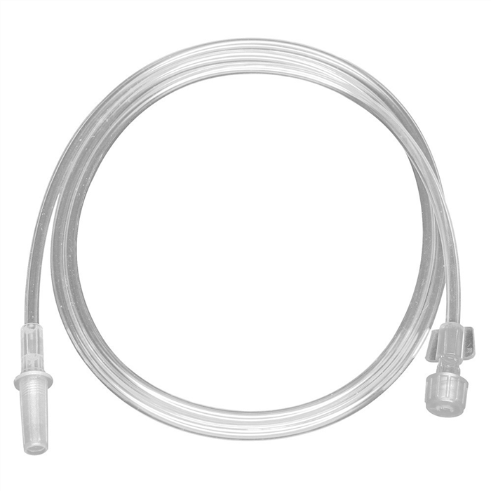 Tuyau de connexion pour manomètre, Luer, 100?cm, en PVC, avec raccords femelles L-L et L
