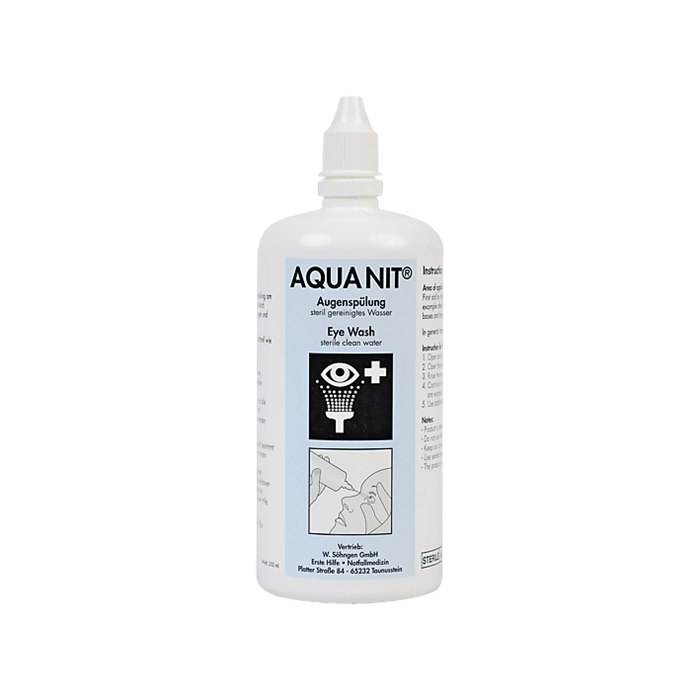 [2010090] Rinçage oculaire Aqua Nit avec 250 ml d’eau stérile
