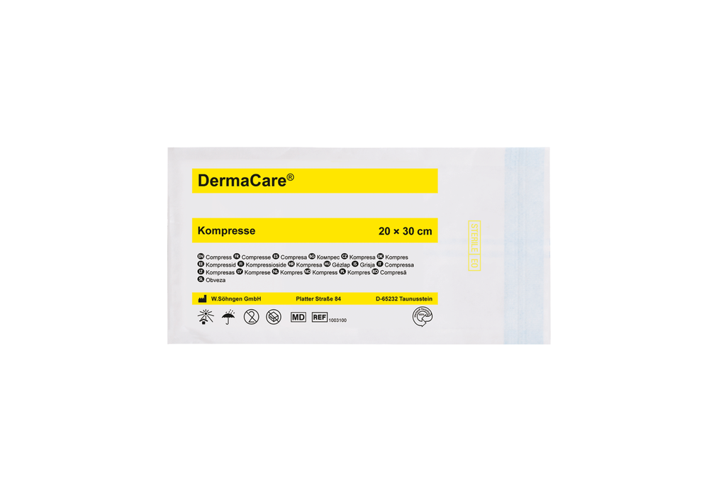 [1003100] DERMACARE compresse textile, 20 x 30 cm