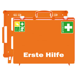 Mallette premiers secours MT-CD vide orange, 400 x 300 x 150 mm