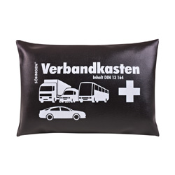 [3004003] Coussin de premiers secours pour véhicule (KFZ) en PVC, conforme à la norme DIN 13164