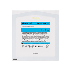 [1003208] ALUDERM compresse 10 x 10 cm, 1 pièce