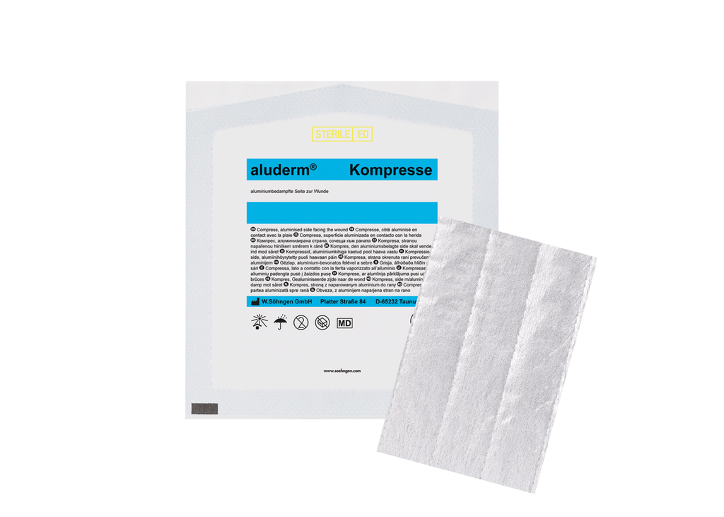 [1003209] ALUDERM compresse 10 x 15 cm, 1 pièce
