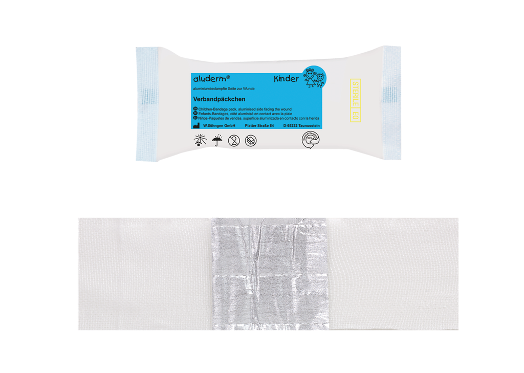 ALUDERM paquet de pansement enfant grand 8 x 6 cm