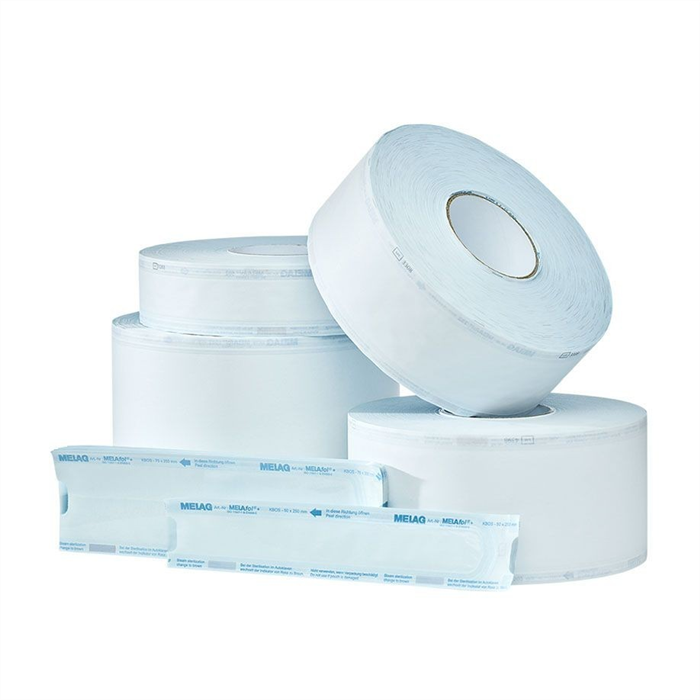 Melafol 502 emballage de stérilisation transparent, 
Rouleau 5 cm x 200 m