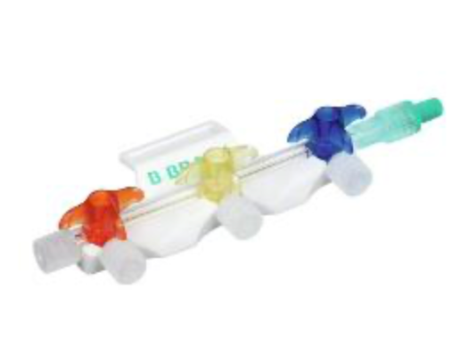 [16600C] DISCOFIX rampe robinet 3 voies multicolore