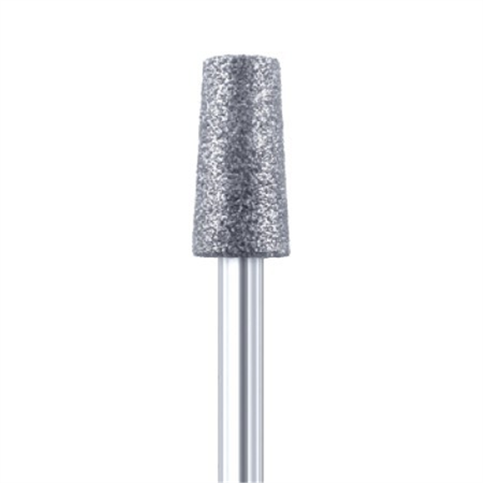 Meule diamantée fig. 854/050 H, forme conique
 Grain moyen, lissage des callosités et des ongles
