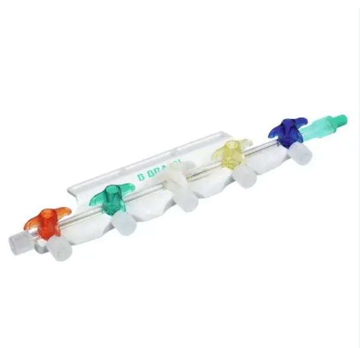 DISCOFIX rampe robinet 5 voies multicolore