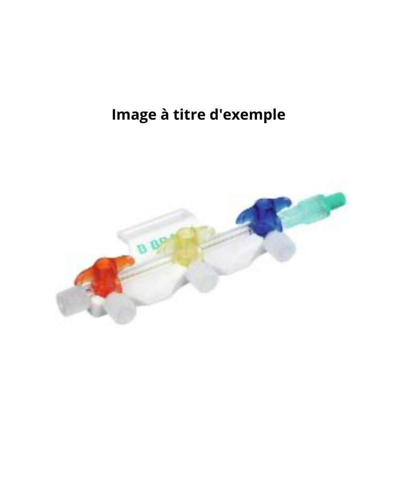 [4095111] DISCOFIX robinet 3 voies bleu