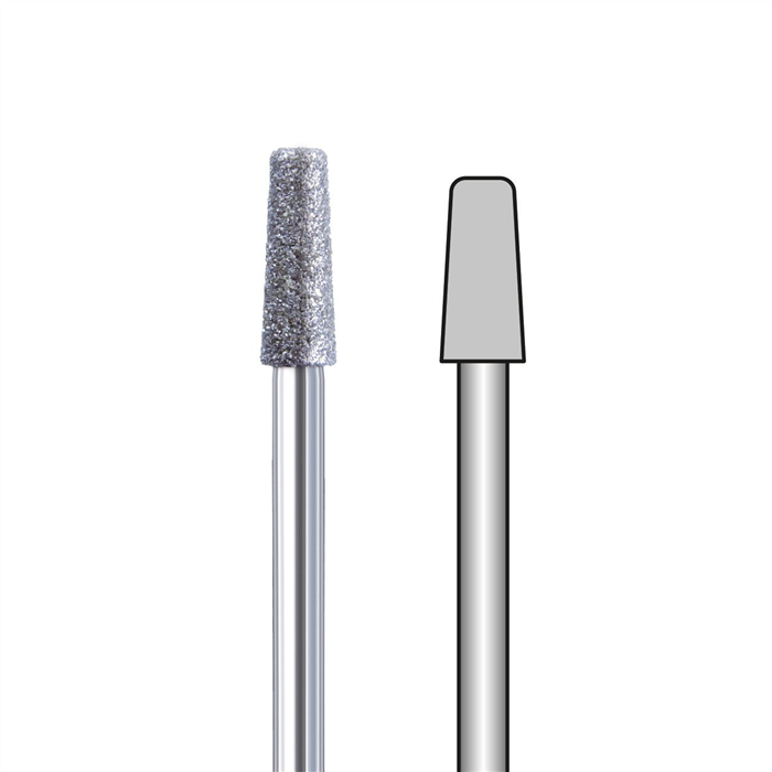 Meule diamantée fig. 854R/040 H grain moyen, lissage des callosités et des ongles