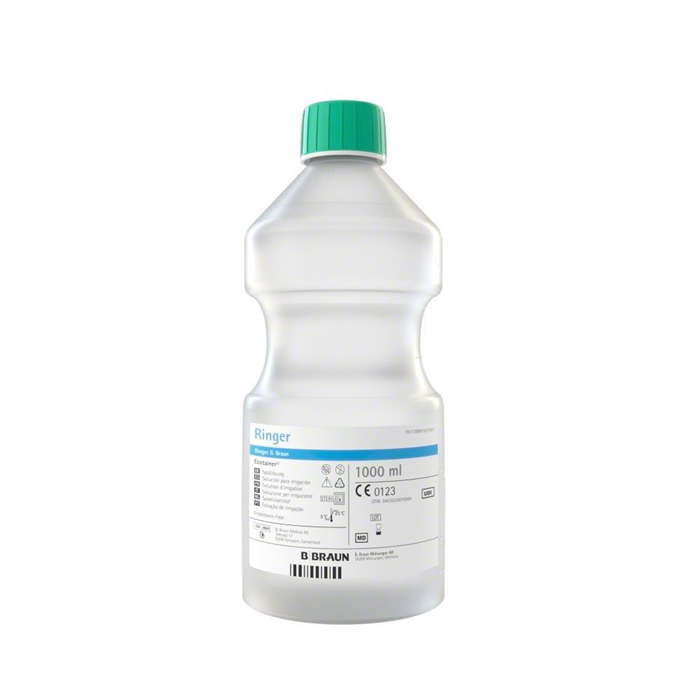 RINGER B.BRAUN 1000 ml, Ecotainer, solution irrigation, Spüllösung